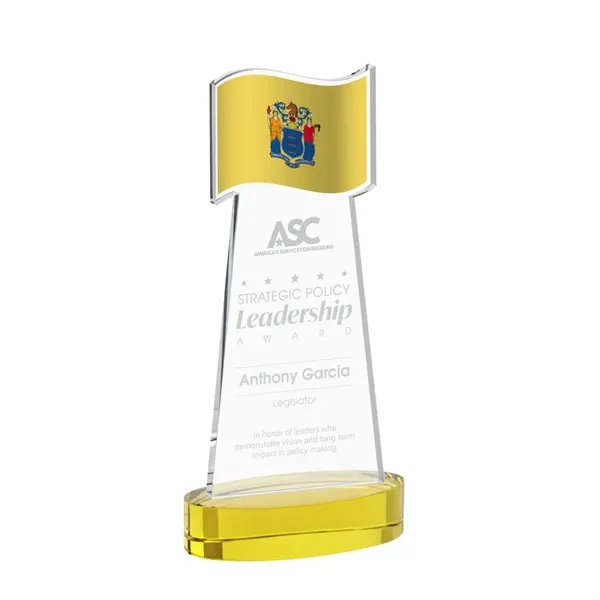 The Flag Award features a striking flag-shaped cutout at the top,... from ASI 84592 St Regis Group / St Regis