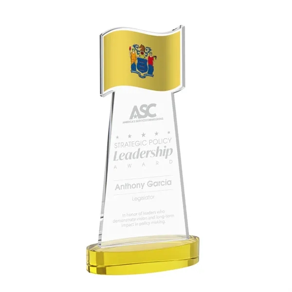 The Flag Award features a striking flag-shaped cutout at the top,... from ASI 84592 St Regis Group / St Regis