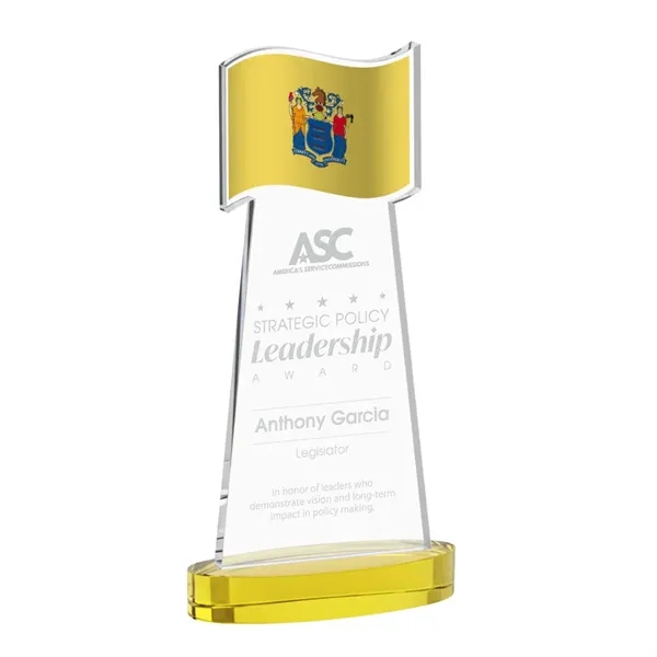 The Flag Award features a striking flag-shaped cutout at the top,... from ASI 84592 St Regis Group / St Regis