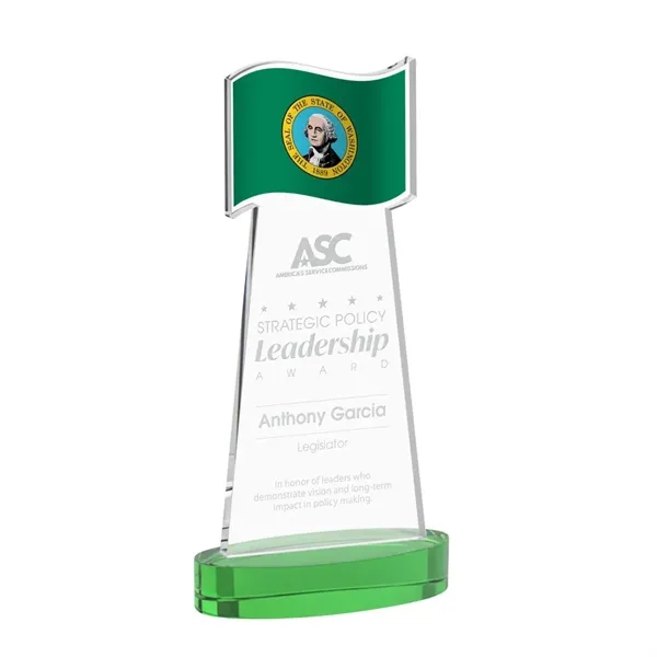 The Flag Award features a striking flag-shaped cutout at the top,... from ASI 84592 St Regis Group / St Regis