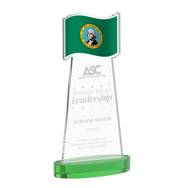 The Flag Award features a striking flag-shaped cutout at the top,... from ASI 84592 St Regis Group / St Regis