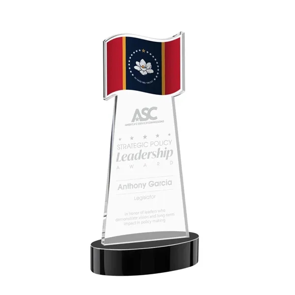 The Flag Award features a striking flag-shaped cutout at the top,... from ASI 84592 St Regis Group / St Regis