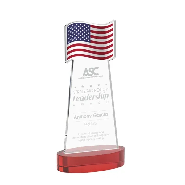 The Flag Award features a striking flag-shaped cutout at the top,... from ASI 84592 St Regis Group / St Regis