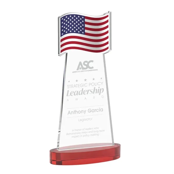 The Flag Award features a striking flag-shaped cutout at the top,... from ASI 84592 St Regis Group / St Regis