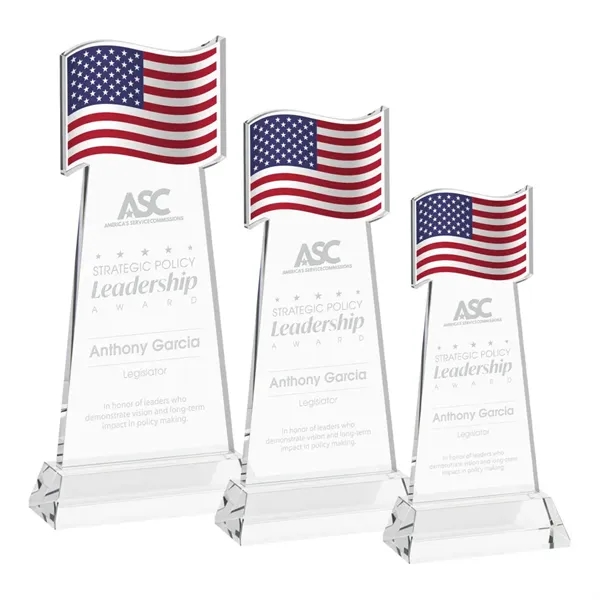 The Flag Award features a striking flag-shaped cutout at the top,... from ASI 84592 St Regis Group / St Regis