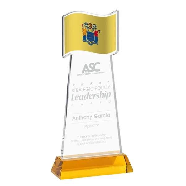 The Flag Award features a striking flag-shaped cutout at the top,... from ASI 84592 St Regis Group / St Regis