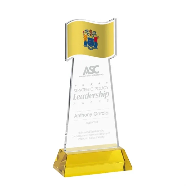 The Flag Award features a striking flag-shaped cutout at the top,... from ASI 84592 St Regis Group / St Regis