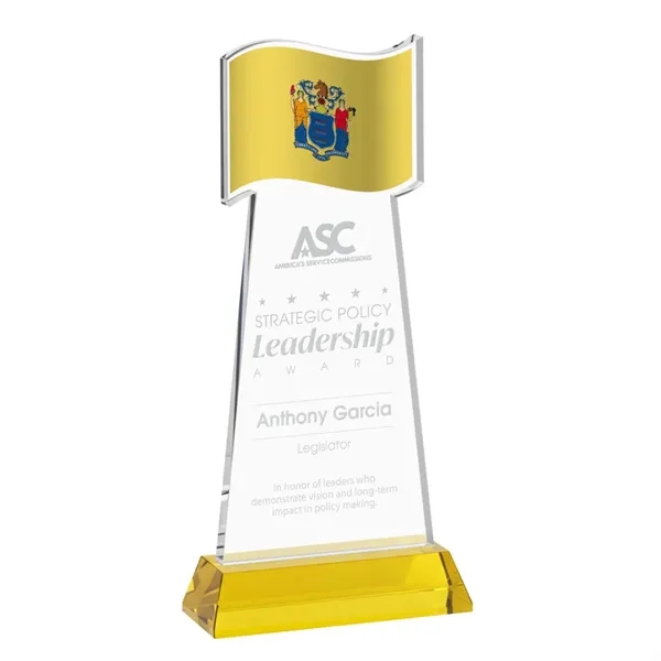 The Flag Award features a striking flag-shaped cutout at the top,... from ASI 84592 St Regis Group / St Regis