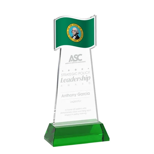 The Flag Award features a striking flag-shaped cutout at the top,... from ASI 84592 St Regis Group / St Regis