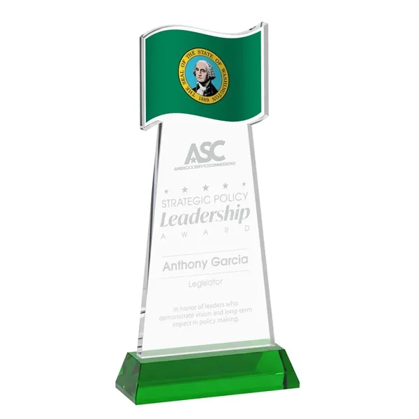 The Flag Award features a striking flag-shaped cutout at the top,... from ASI 84592 St Regis Group / St Regis