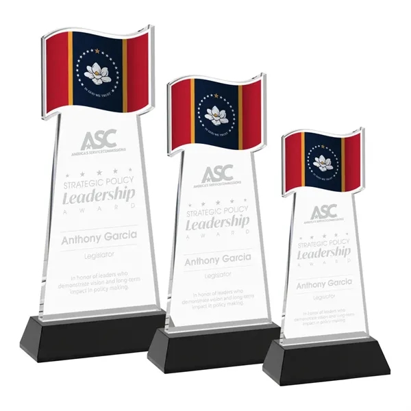 The Flag Award features a striking flag-shaped cutout at the top,... from ASI 84592 St Regis Group / St Regis