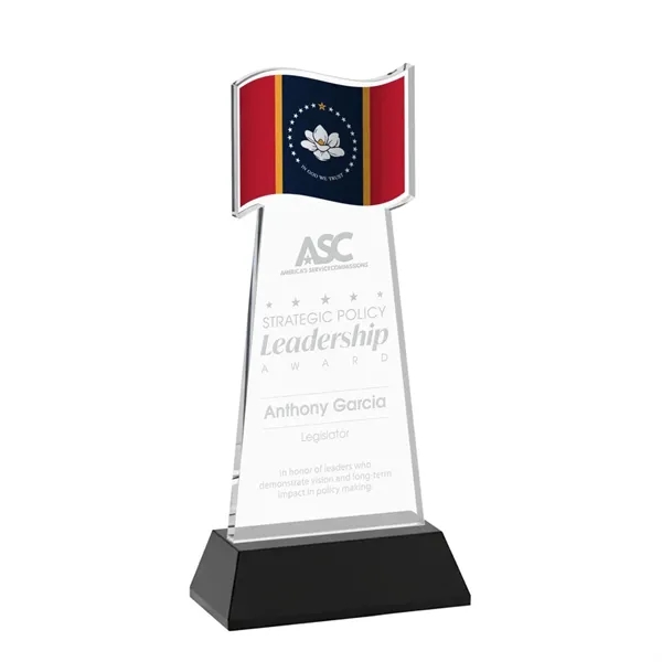 The Flag Award features a striking flag-shaped cutout at the top,... from ASI 84592 St Regis Group / St Regis