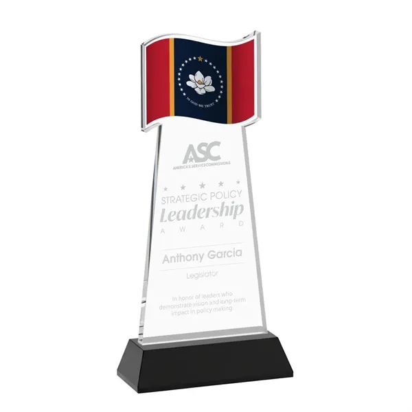 The Flag Award features a striking flag-shaped cutout at the top,... from ASI 84592 St Regis Group / St Regis