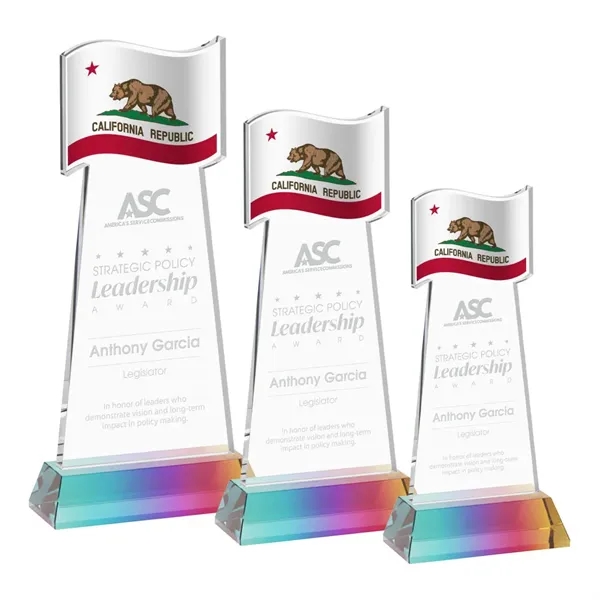 The Flag Award features a striking flag-shaped cutout at the top,... from ASI 84592 St Regis Group / St Regis