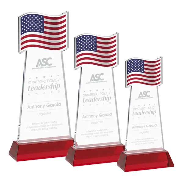 The Flag Award features a striking flag-shaped cutout at the top,... from ASI 84592 St Regis Group / St Regis