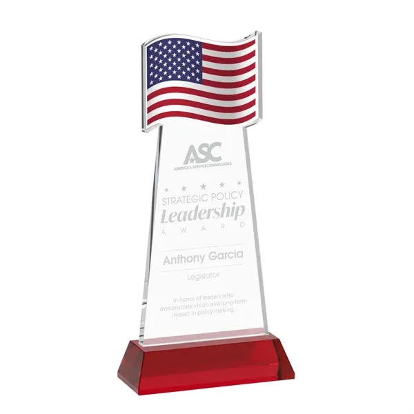 The Flag Award features a striking flag-shaped cutout at the top,... from ASI 84592 St Regis Group / St Regis