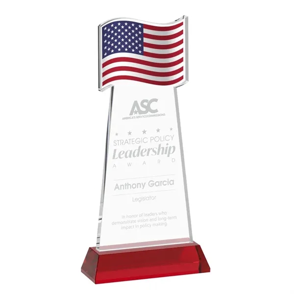 The Flag Award features a striking flag-shaped cutout at the top,... from ASI 84592 St Regis Group / St Regis