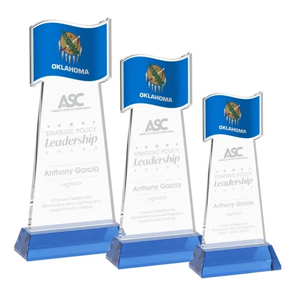 The Flag Award features a striking flag-shaped cutout at the top,... from ASI 84592 St Regis Group / St Regis