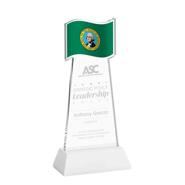 The Flag Award features a striking flag-shaped cutout at the top,... from ASI 84592 St Regis Group / St Regis