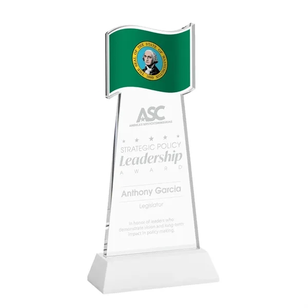 The Flag Award features a striking flag-shaped cutout at the top,... from ASI 84592 St Regis Group / St Regis