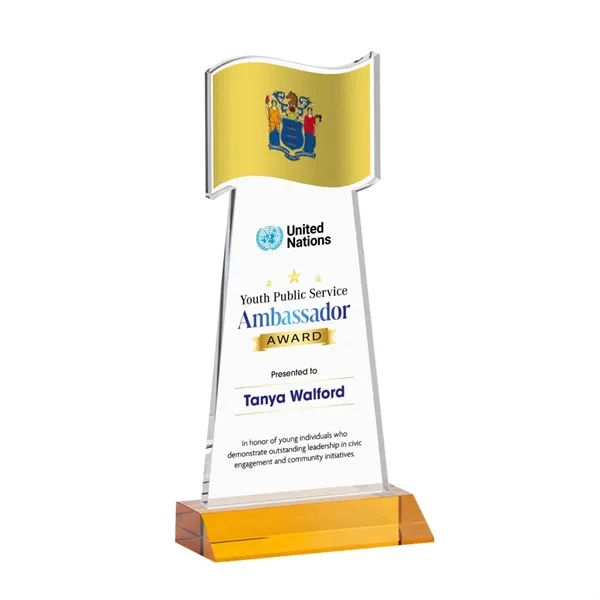 Flag VividPrint™ Award - Amber... from ASI 84592 St Regis Group / St Regis