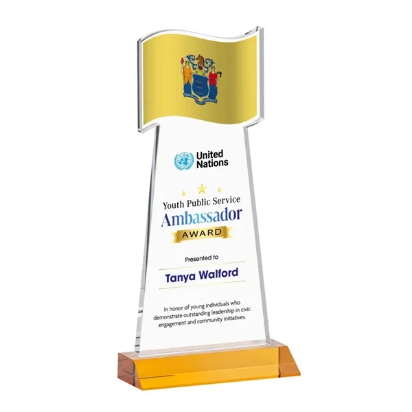 Flag VividPrint™ Award - Amber... from ASI 84592 St Regis Group / St Regis