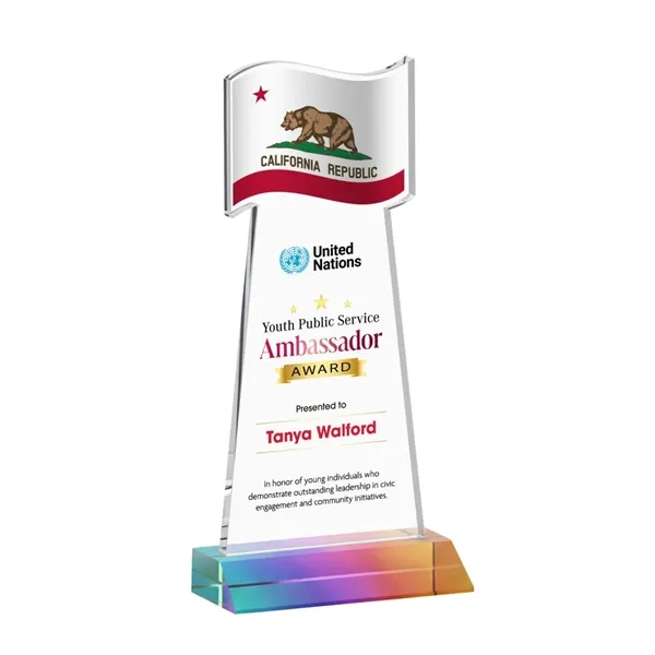 Flag VividPrint™ Award - Prismatic... from ASI 84592 St Regis Group / St Regis