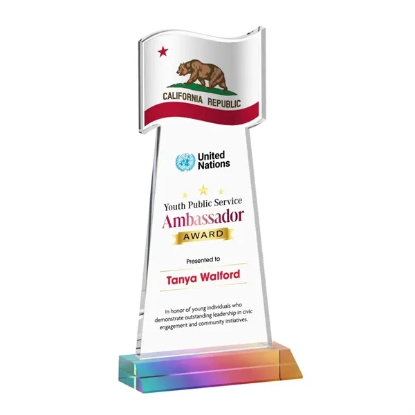 Flag VividPrint™ Award - Prismatic... from ASI 84592 St Regis Group / St Regis