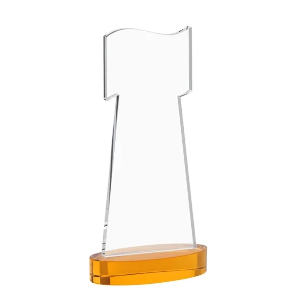 Flag VividPrint™ Award on Alberton Base - Amber... from ASI 84592 St Regis Group / St Regis