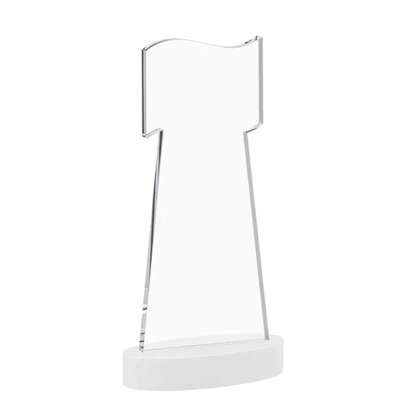 Flag VividPrint™ Award on Alberton Base - White... from ASI 84592 St Regis Group / St Regis