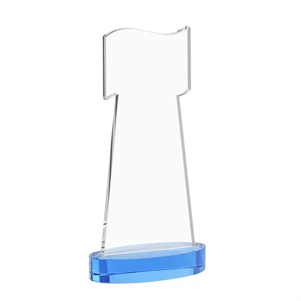 Flag VividPrint™ Award on Alberton Base - Sky Blue... from ASI 84592 St Regis Group / St Regis