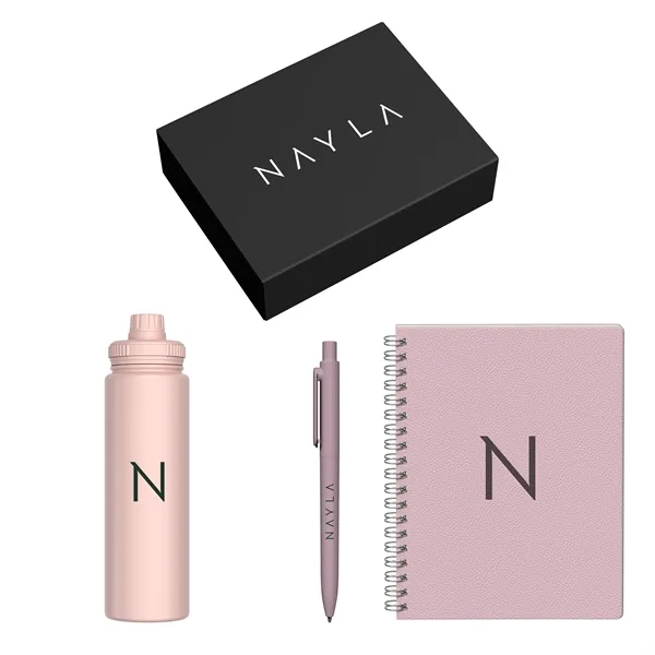 Gift Set includesP926 - LARGE JOURNAL GIFT BOX BOTTLE FITST4865 -... from ASI 88660 Spector & Co.