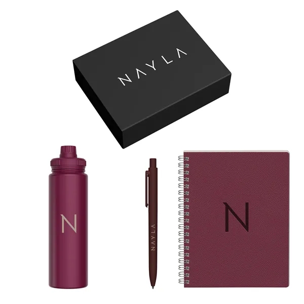 Gift Set includesP926 - LARGE JOURNAL GIFT BOX BOTTLE FITST4865 -... from ASI 88660 Spector & Co.