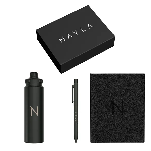 Gift Set includesP926 - LARGE JOURNAL GIFT BOX BOTTLE FITST4863 -... from ASI 88660 Spector & Co.