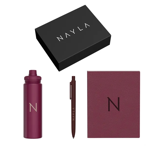 Gift Set includesP926 - LARGE JOURNAL GIFT BOX BOTTLE FITST4863 -... from ASI 88660 Spector & Co.