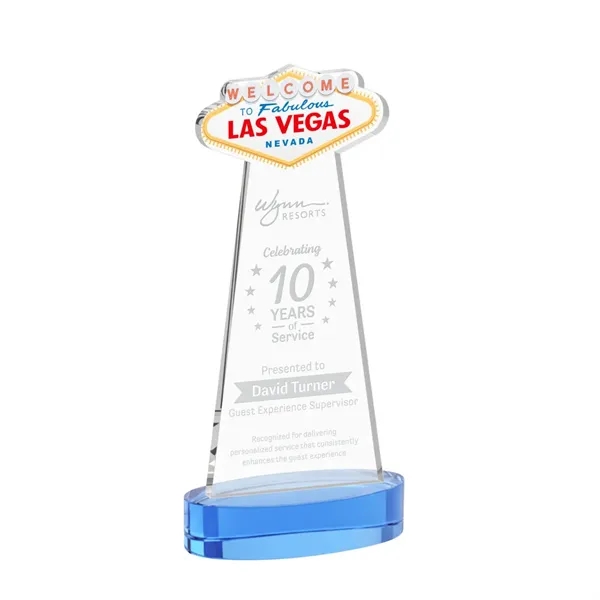 The Las Vegas Award is crafted from premium starfire crystal, featuring... from ASI 84592 St Regis Group / St Regis
