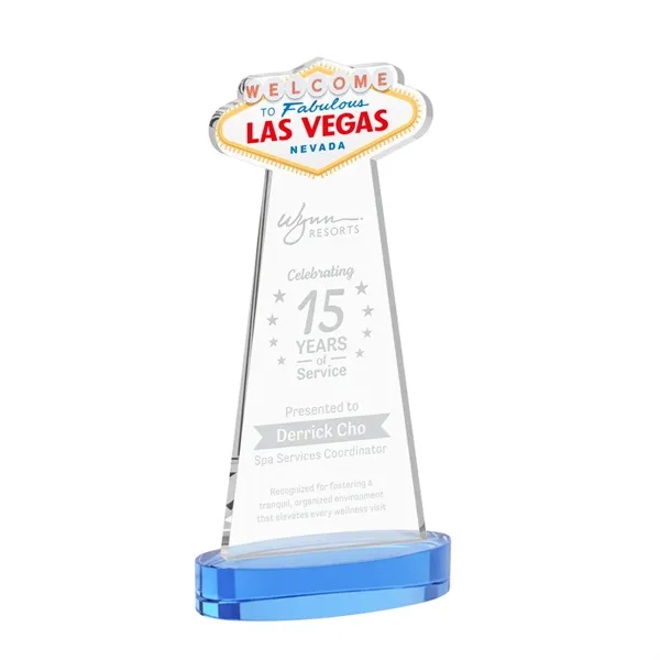The Las Vegas Award is crafted from premium starfire crystal, featuring... from ASI 84592 St Regis Group / St Regis