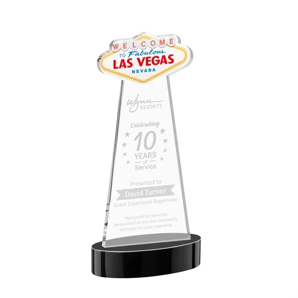 The Las Vegas Award is crafted from premium starfire crystal, featuring... from ASI 84592 St Regis Group / St Regis