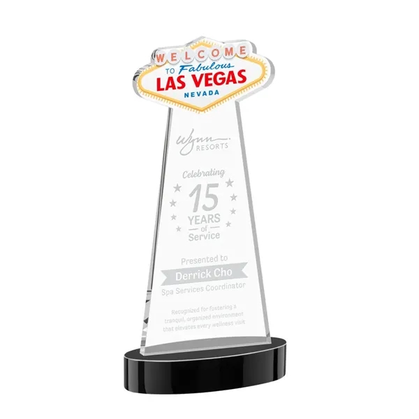 The Las Vegas Award is crafted from premium starfire crystal, featuring... from ASI 84592 St Regis Group / St Regis