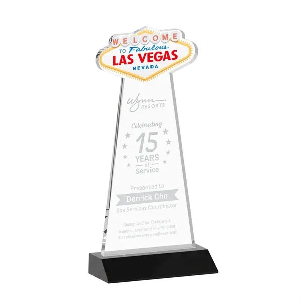 The Las Vegas Award is crafted from premium starfire crystal, featuring... from ASI 84592 St Regis Group / St Regis