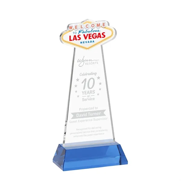 The Las Vegas Award is crafted from premium starfire crystal, featuring... from ASI 84592 St Regis Group / St Regis