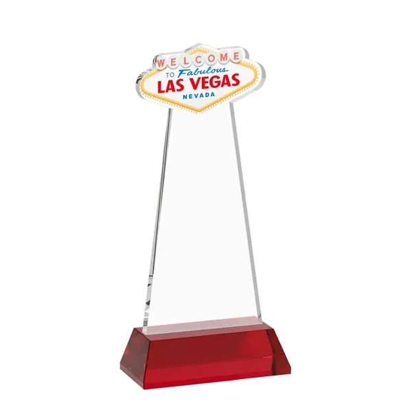 The Las Vegas Award is crafted from premium starfire crystal, featuring... from ASI 84592 St Regis Group / St Regis