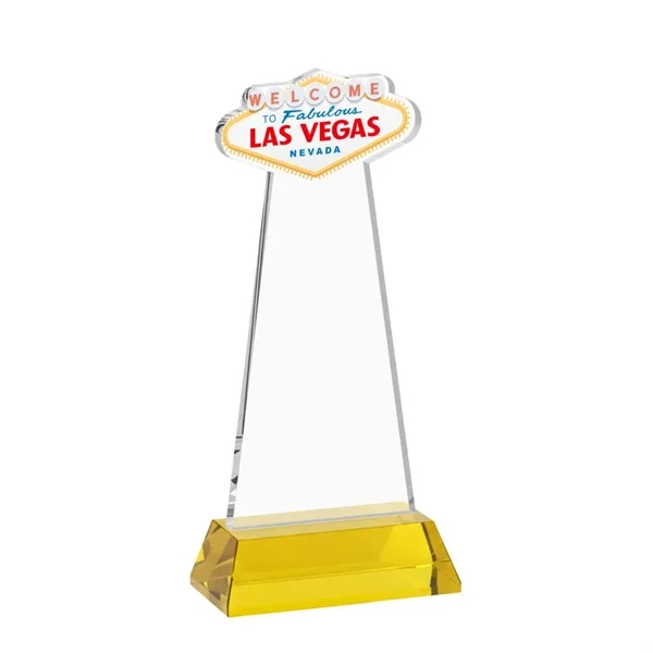 The Las Vegas Award is crafted from premium starfire crystal, featuring... from ASI 84592 St Regis Group / St Regis
