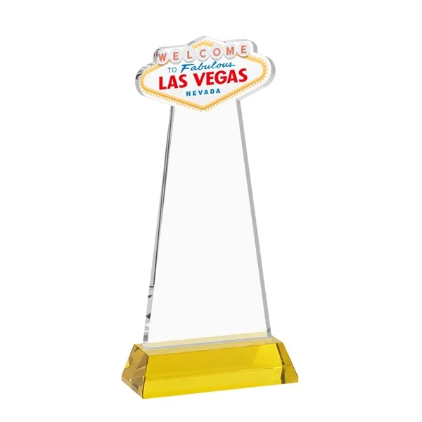 The Las Vegas Award is crafted from premium starfire crystal, featuring... from ASI 84592 St Regis Group / St Regis