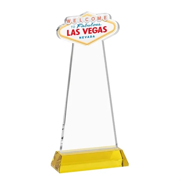 The Las Vegas Award is crafted from premium starfire crystal, featuring... from ASI 84592 St Regis Group / St Regis