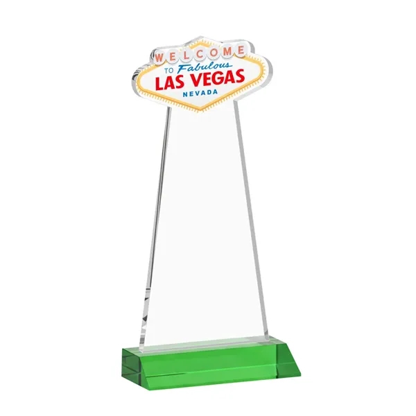 The Las Vegas Award is crafted from premium starfire crystal, featuring... from ASI 84592 St Regis Group / St Regis