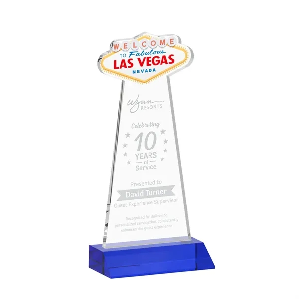The Las Vegas Award is crafted from premium starfire crystal, featuring... from ASI 84592 St Regis Group / St Regis