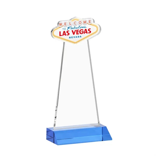 The Las Vegas Award is crafted from premium starfire crystal, featuring... from ASI 84592 St Regis Group / St Regis