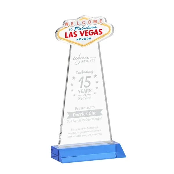 The Las Vegas Award is crafted from premium starfire crystal, featuring... from ASI 84592 St Regis Group / St Regis