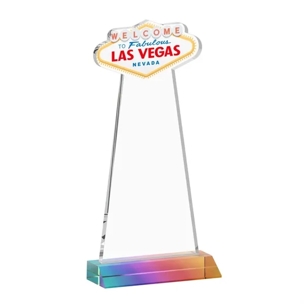 The Las Vegas Award is crafted from premium starfire crystal, featuring... from ASI 84592 St Regis Group / St Regis